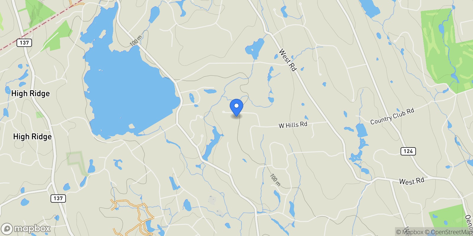 Map showing 104 Ramhorne Road, New Canaan, CT 06840, New Canaan, Connecticut, United States.
