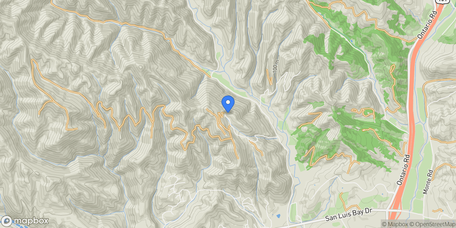 Map showing 2650 Skyview Trail , San Luis Obispo, CA 93405, San Luis Obispo, California, United States.