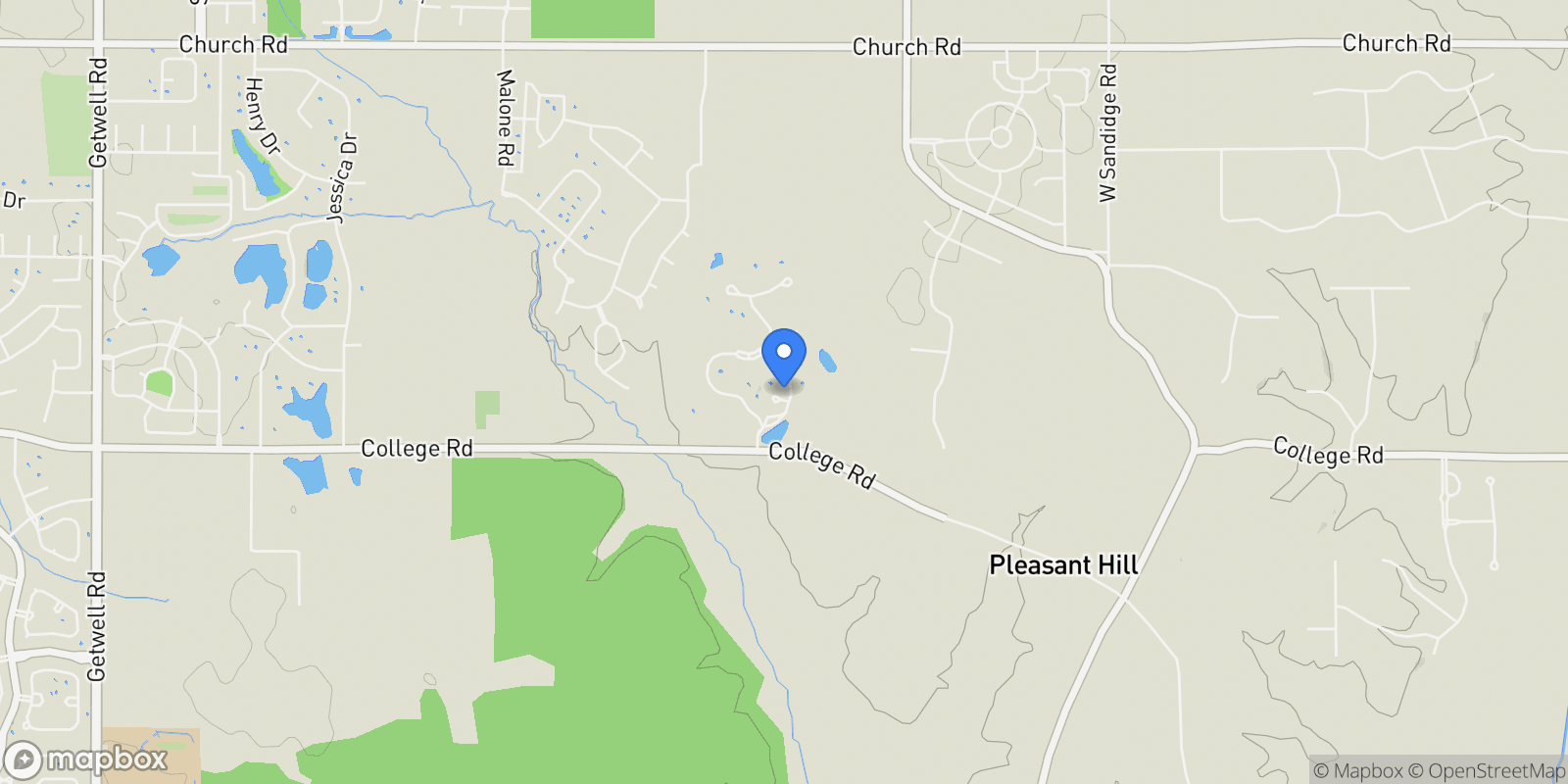 Map showing 4686 CRYSTAL SPRINGS CV, Olive Branch, MS 38654, Olive Branch, Mississippi, United States.