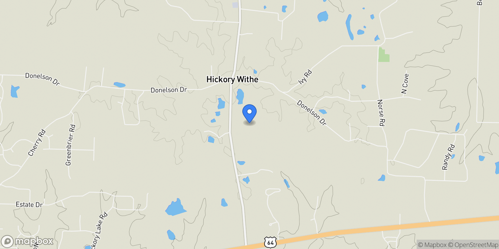 Map showing 18160 HWY 196 HWY, Eads, TN 38028, Fayette County, United States.