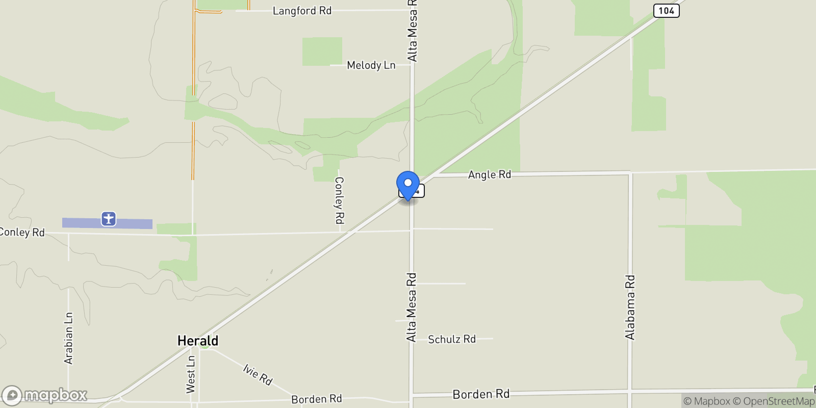 Map showing 12445 Alta Mesa Road, Herald, CA 95638, Herald, California, United States.