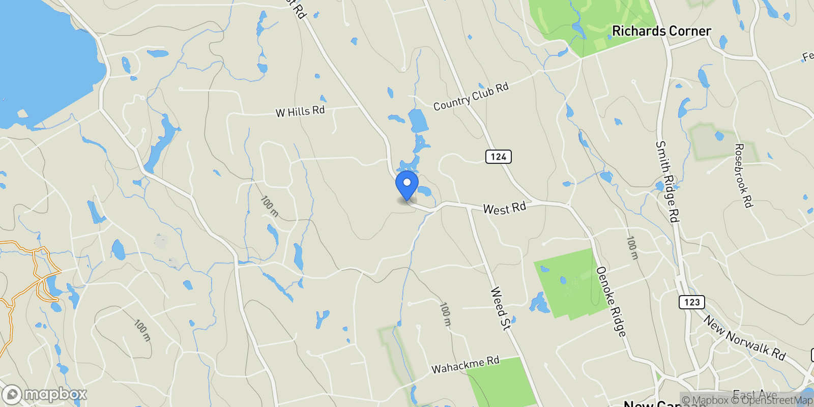 Map showing 230 & 244 West Road, New Canaan, CT 06840, New Canaan, Connecticut, United States.