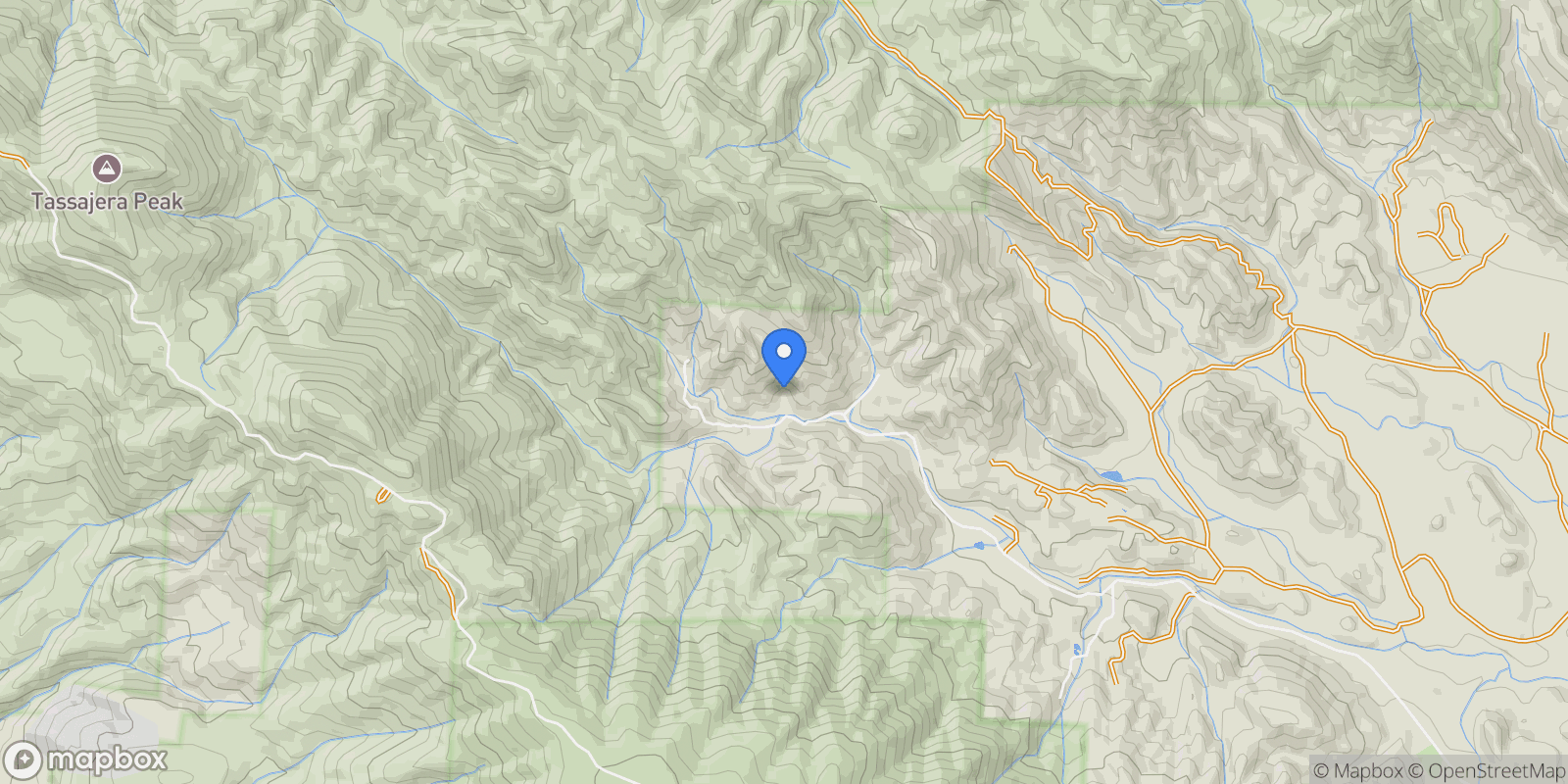 Map showing 9031 Tassajara Creek Road , Santa Margarita, AL 93453, Santa Margarita, California, United States.