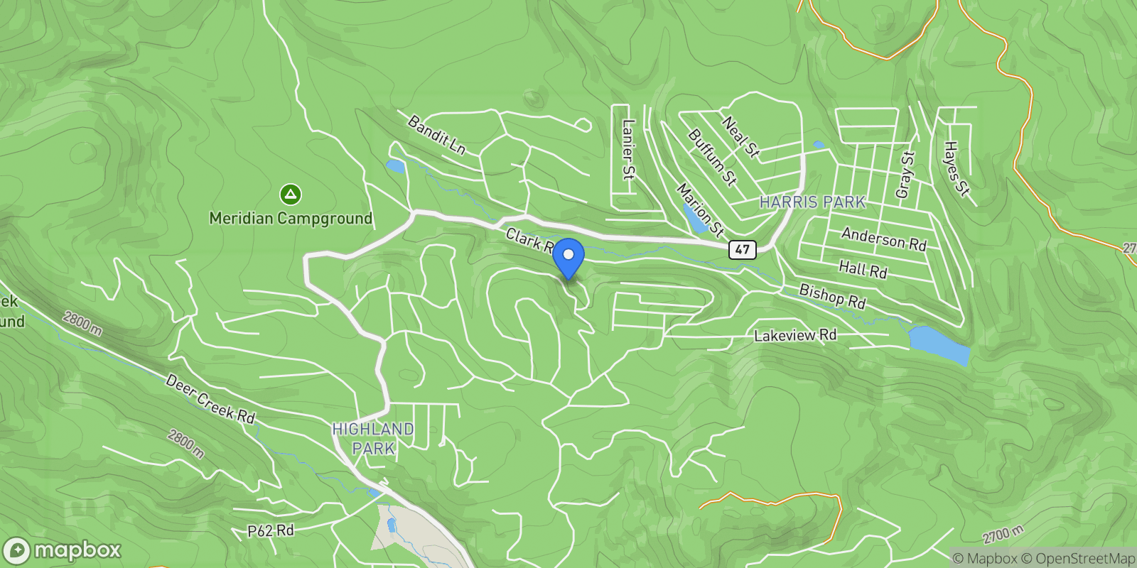 Map showing 609 Gold Flake Terrace , Bailey, CO 80421, Bailey, Colorado, United States.