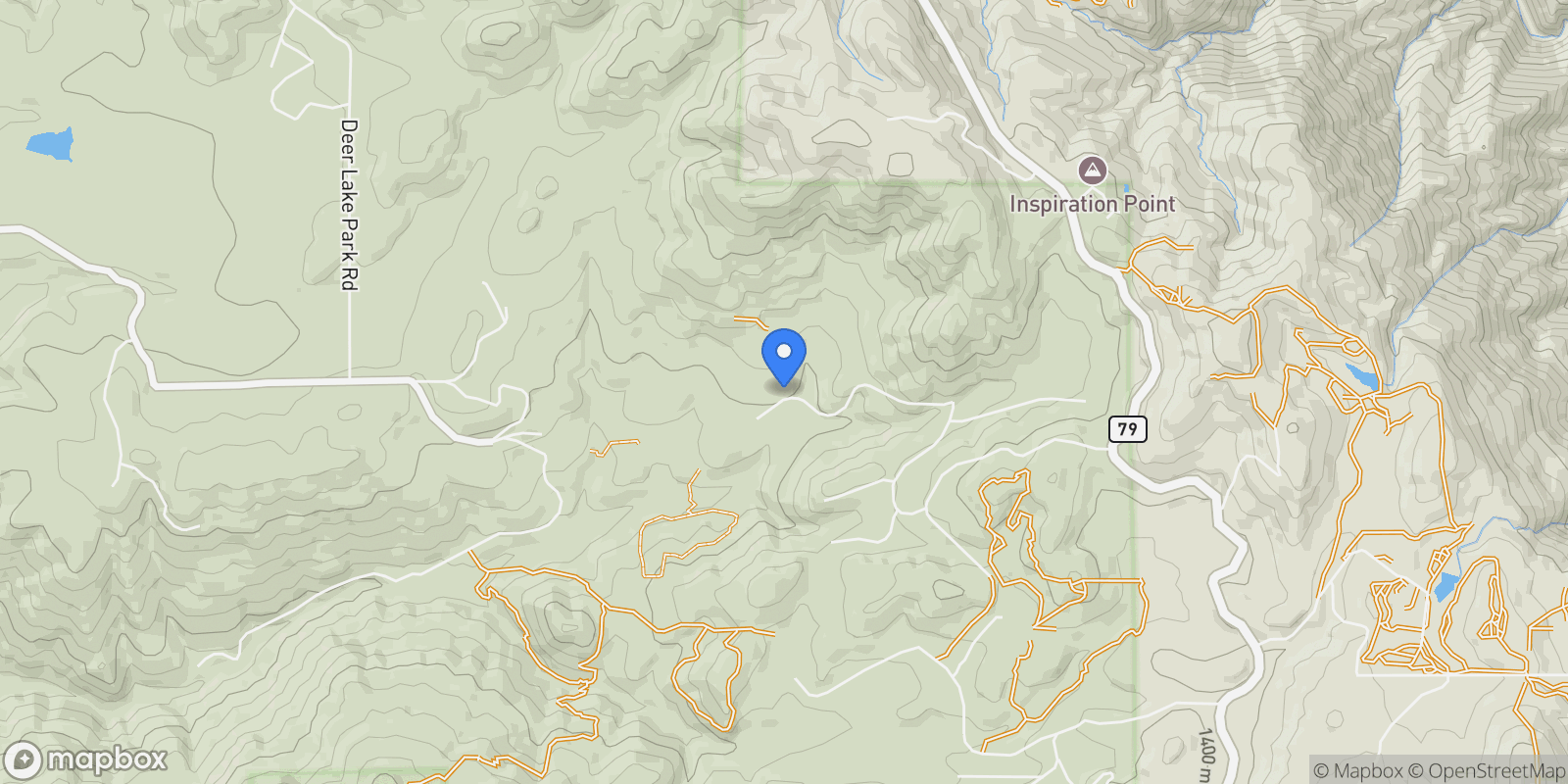 Map showing 1068 W Incense Cedar Road, Julian, California, United States.