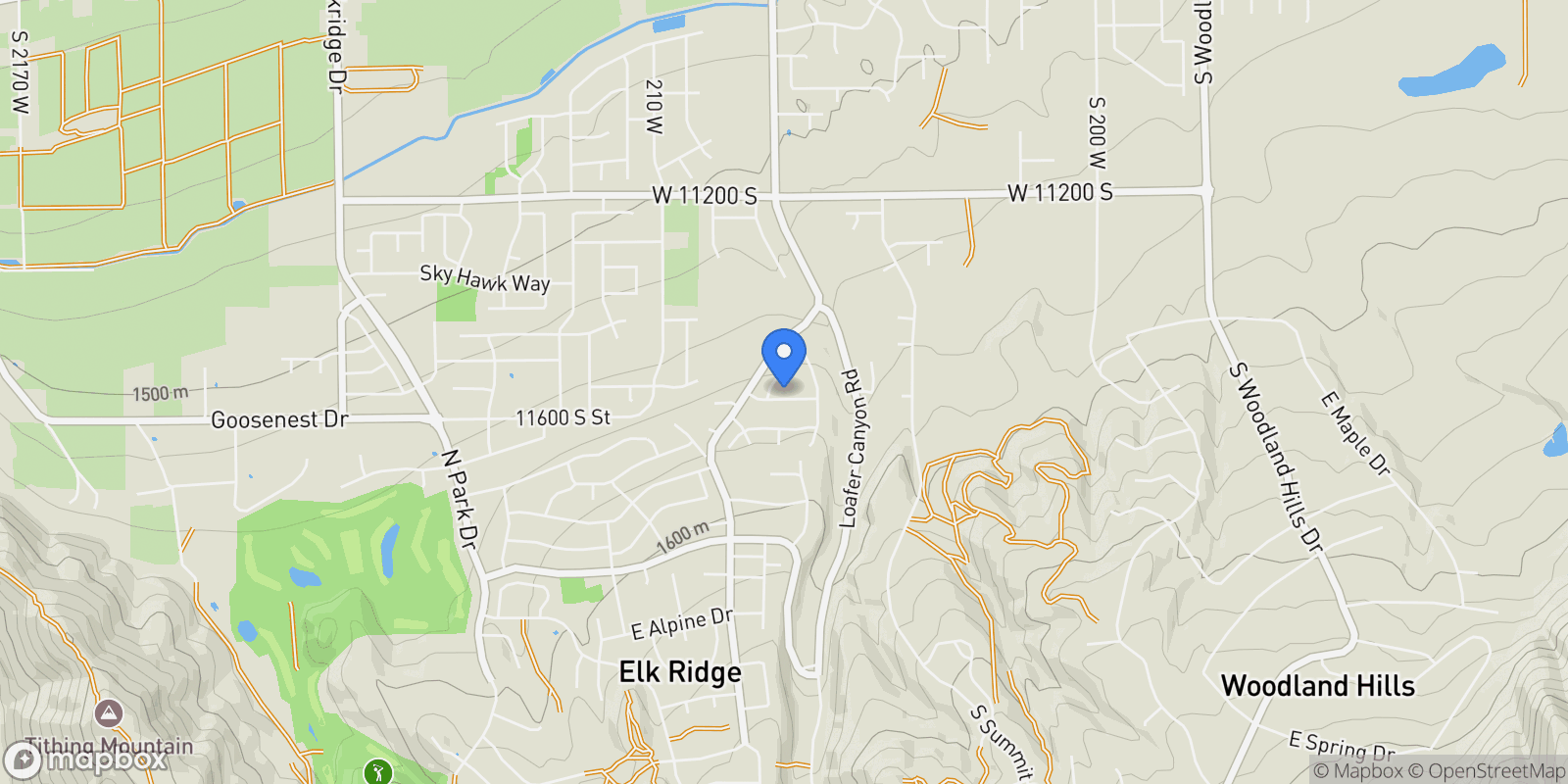 Map showing 659 E BIRCH LN 67, Payson, Utah, United States.