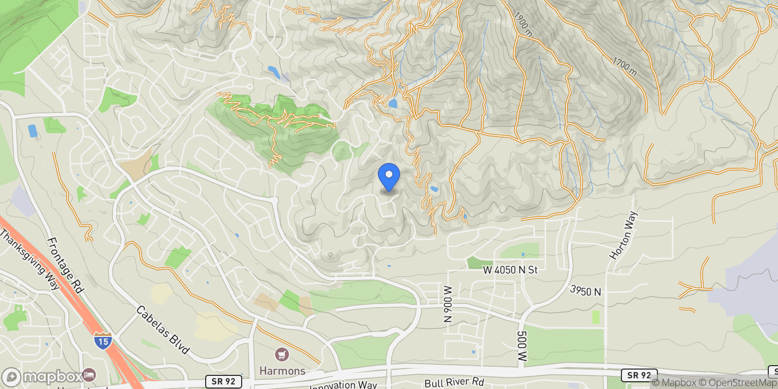 Map showing 1202 W AUTUMN CIR 328, Lehi, Utah, United States.