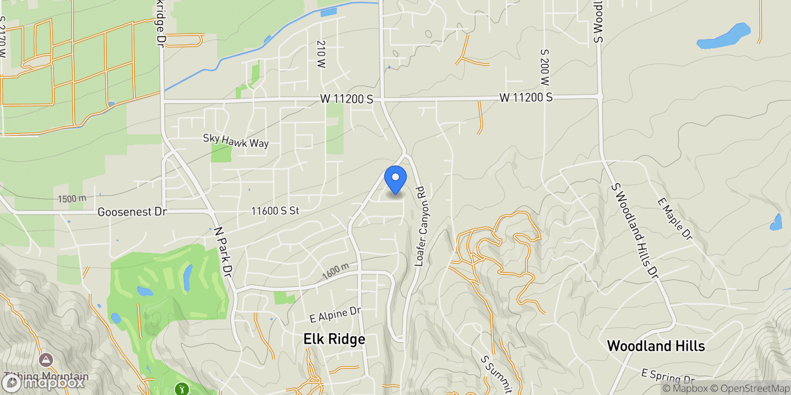 Map showing 761 N BIRCH LN 64, Payson, Utah, United States.
