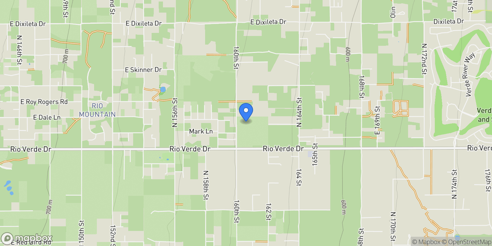 Map showing 28425 N 160th Street , Scottsdale, AZ 85262, Scottsdale, Arizona, United States.