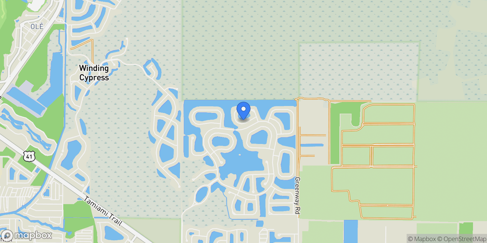 Map showing 14331 Neptune Avenue, Naples, FL 34114, Naples, Florida, United States.