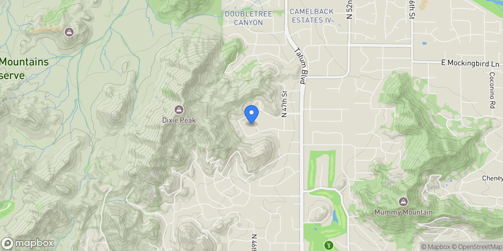 Map showing 7818 N Sherri Lane , Paradise Valley, AZ 85253, Paradise Valley, Arizona, United States.