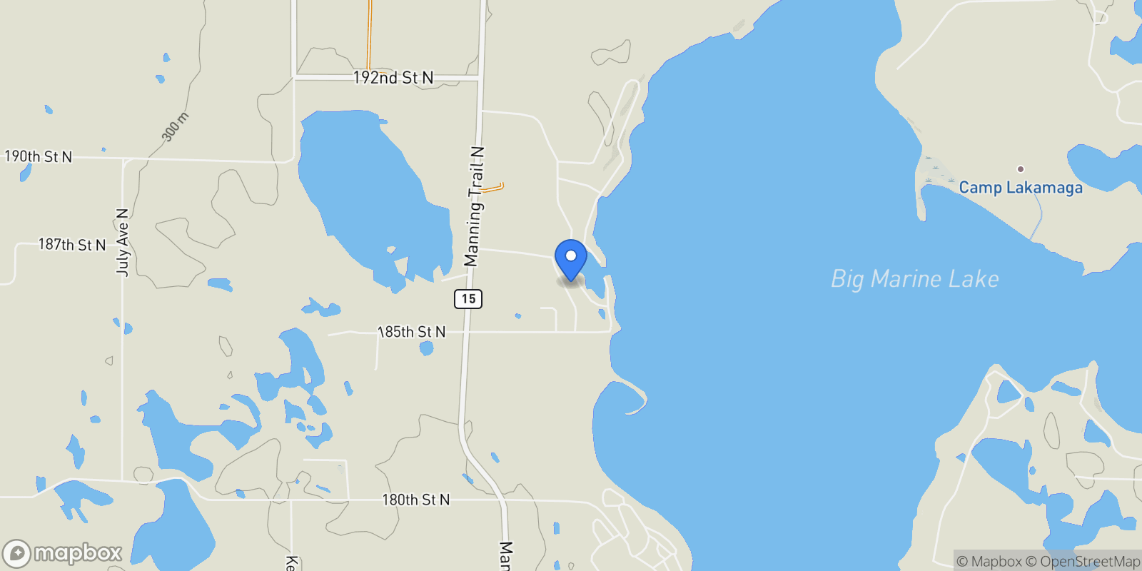 Map showing 18657 Lamar Avenue North , Marine on Saint Croix, MN 55047, Marine on Saint Croix, Minnesota, United States.