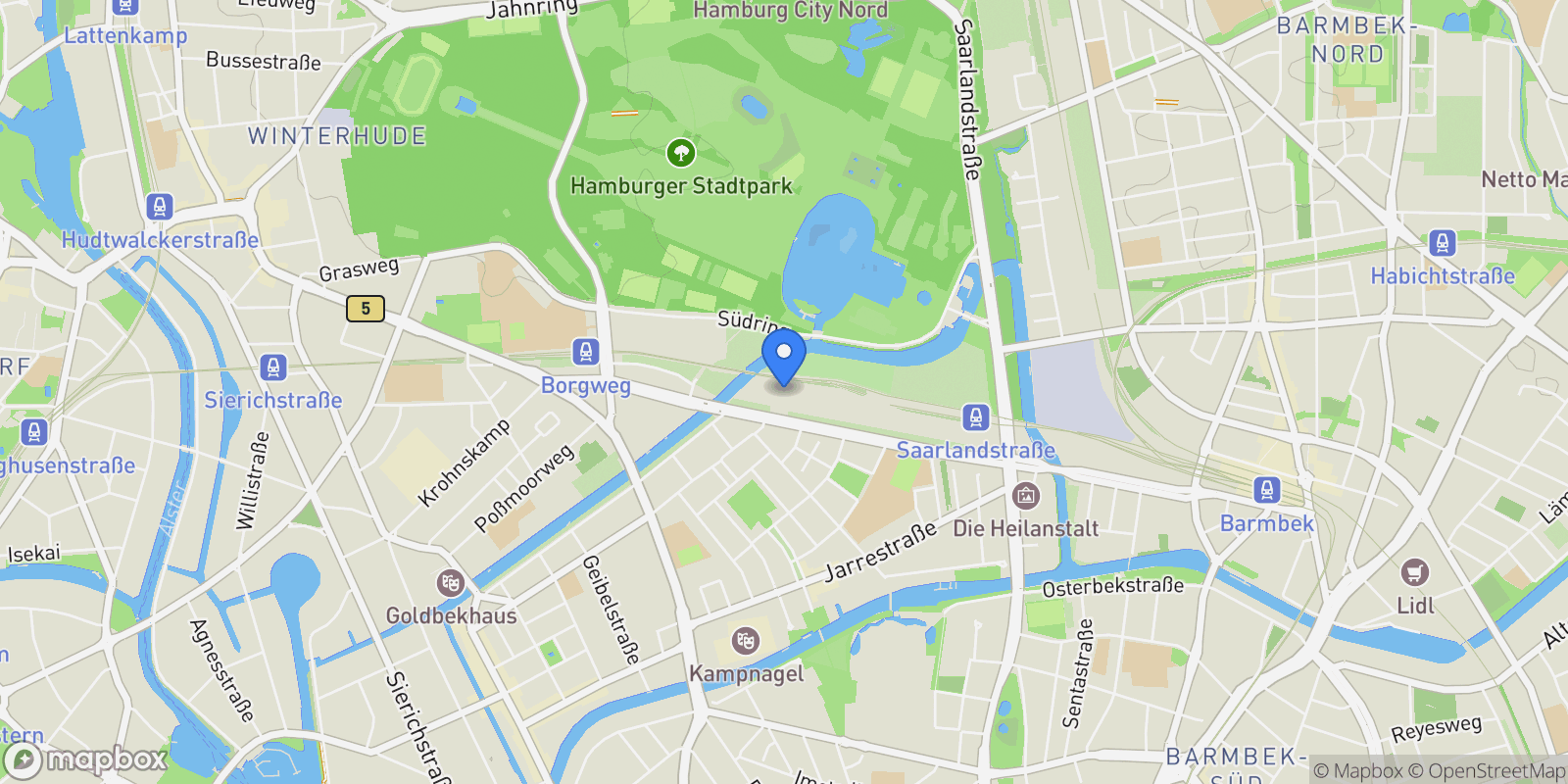 Map showing 22303, Hamburg, Hamburg, Germany.