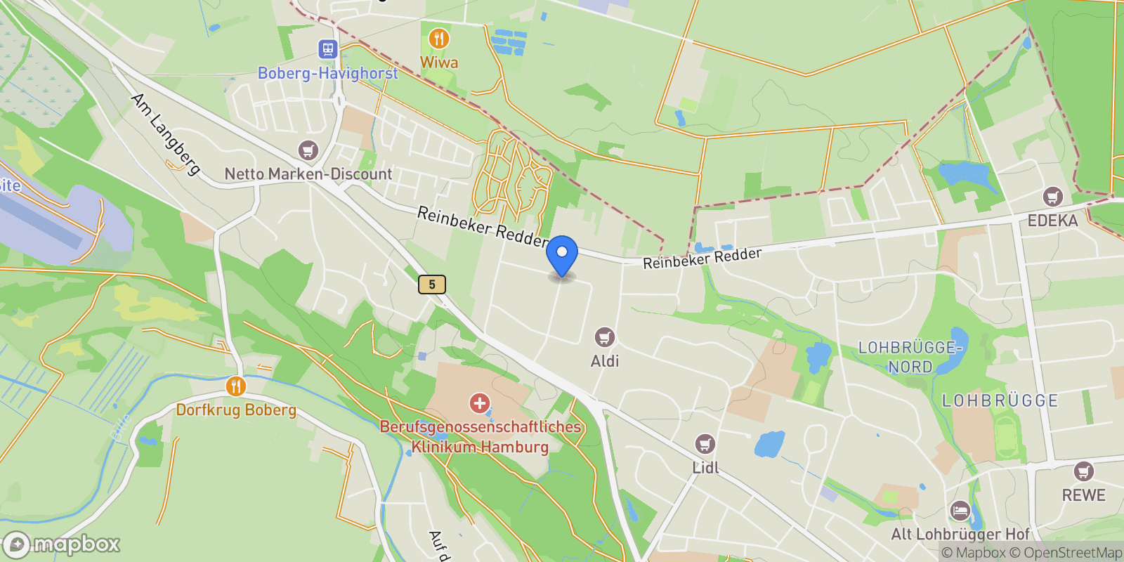 Map showing 21031, Hamburg, Hamburg, Germany.