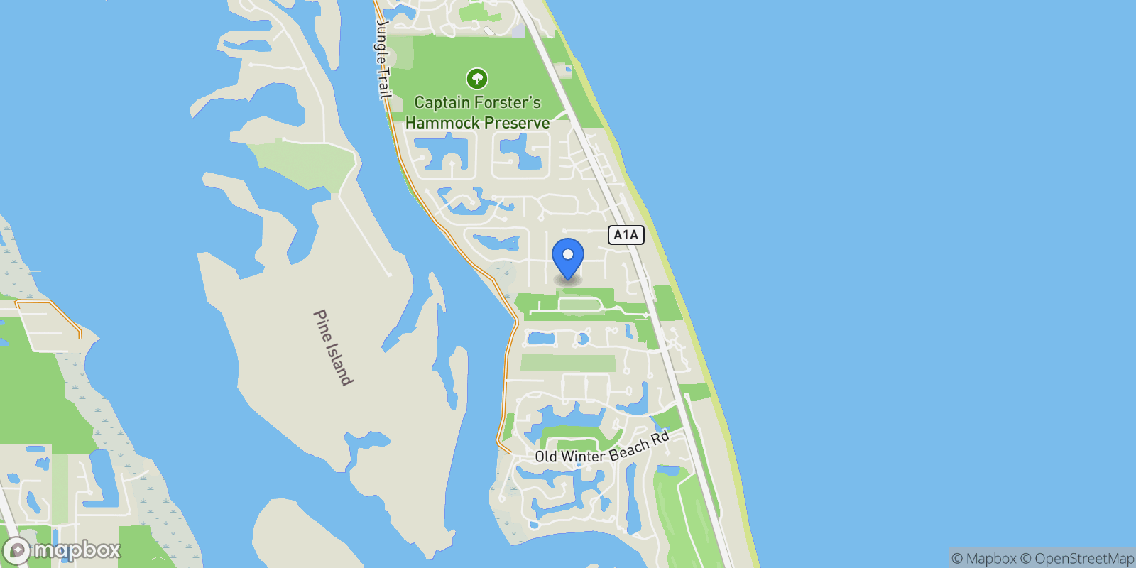 Map showing 531 Sundance Trail , Vero Beach, FL 32963, Vero Beach, Florida, United States.