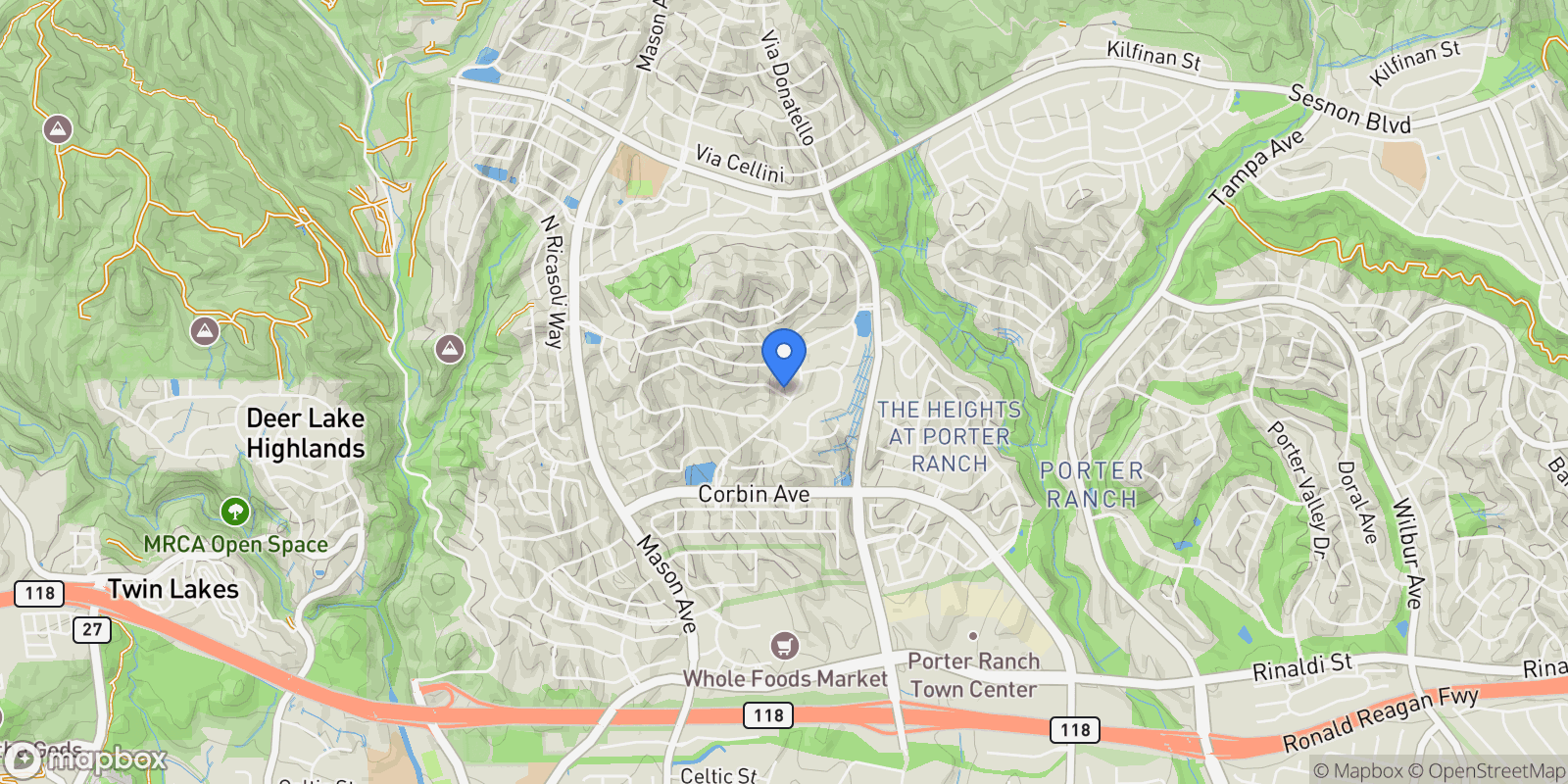 Map showing 20211 W Liverpool Way, Los Angeles, California, United States.