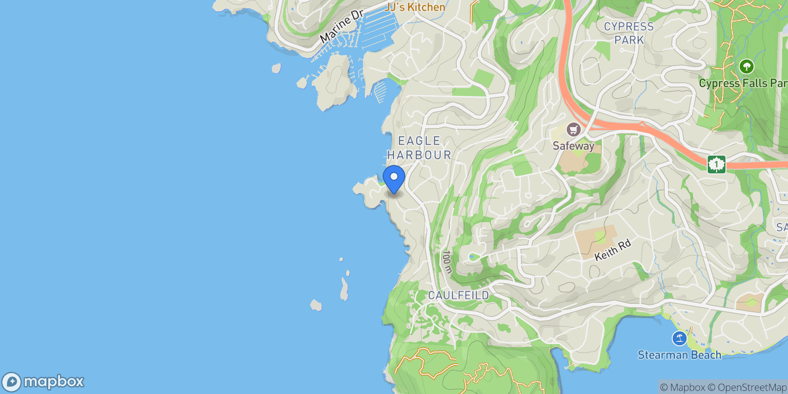 Map showing 5295 Gulf Pl, West Vancouver, BC V7W 2V9, Canada, West Vancouver, British Columbia, Canada.