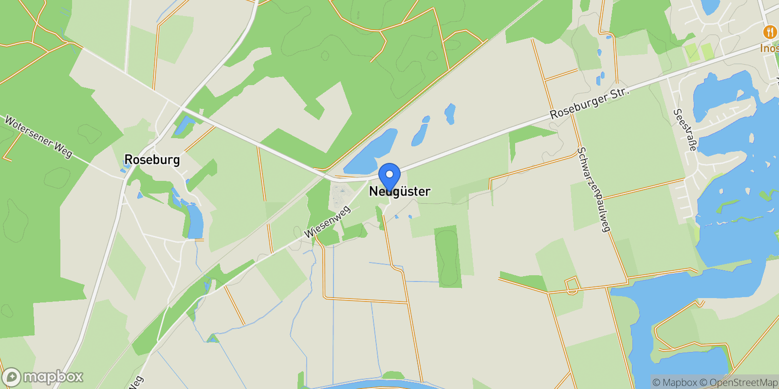 Map showing 21514, Roseburg, Schleswig-Holstein, Germany.