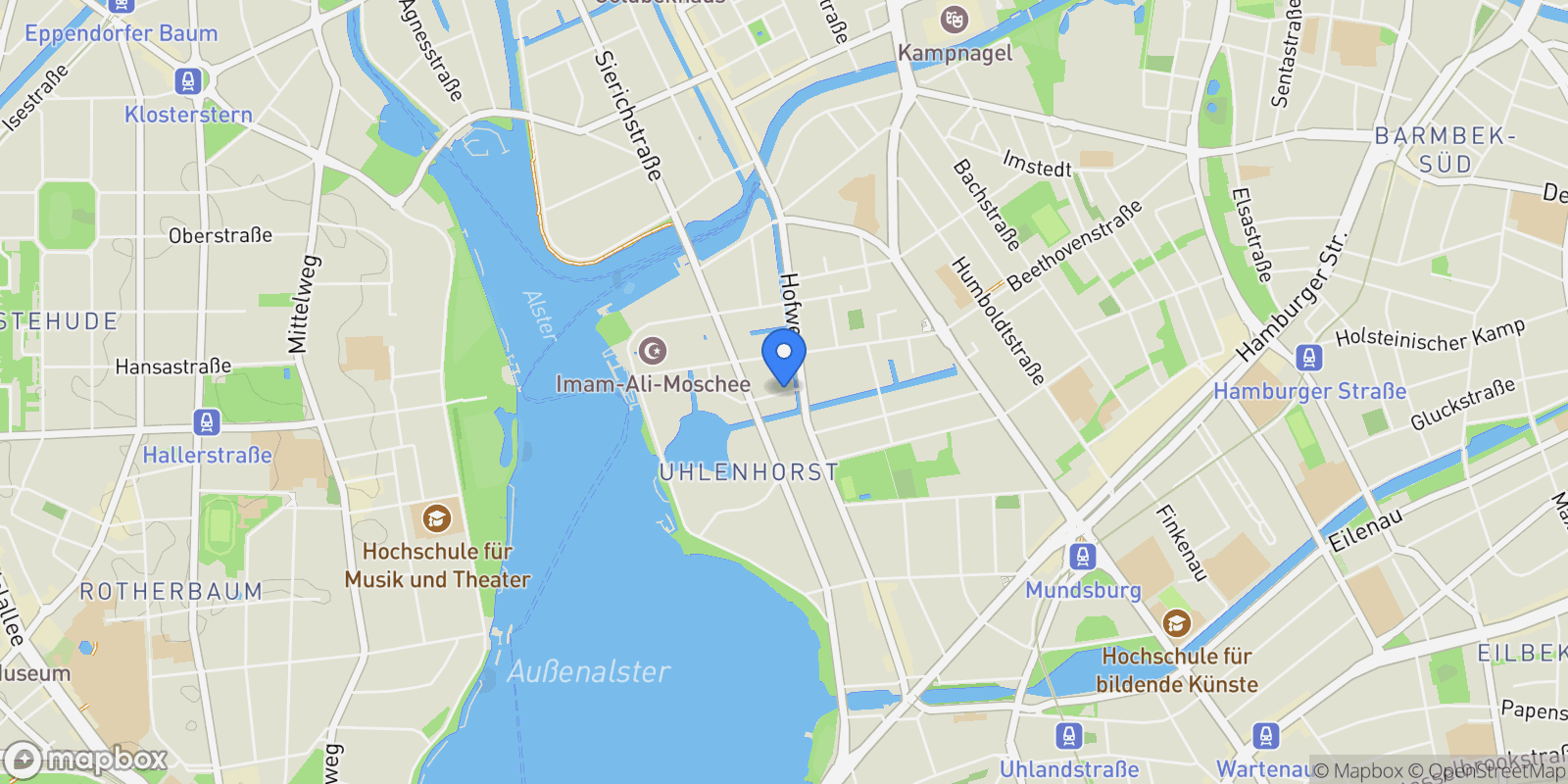 Map showing 22085, Hamburg, Hamburg, Germany.