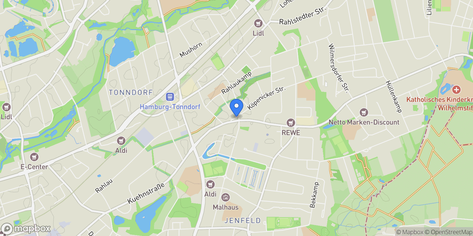 Map showing 22045, Hamburg, Hamburg, Germany.