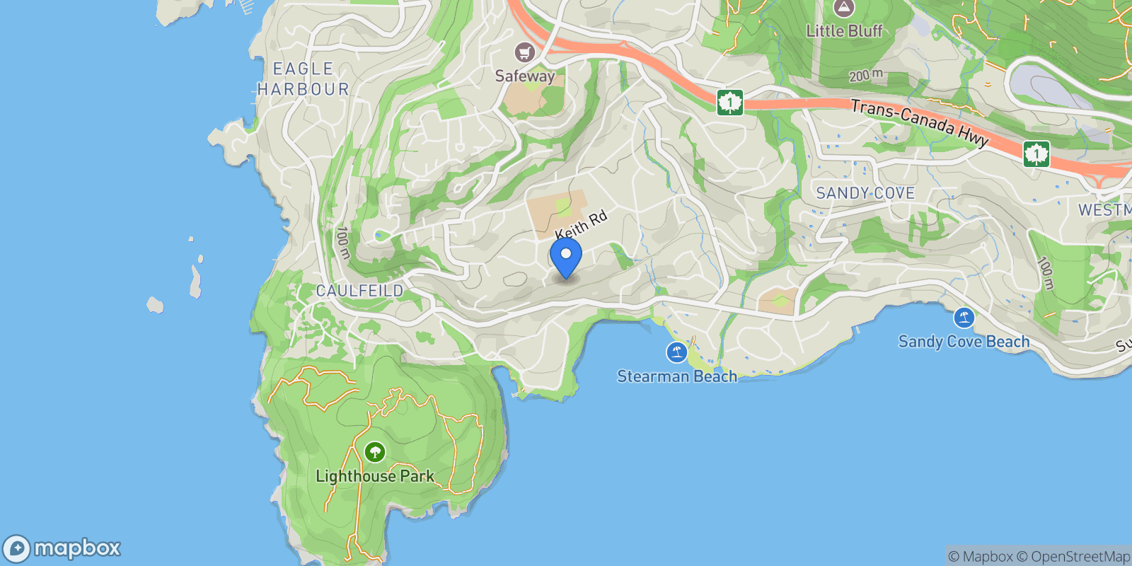 Map showing 4672 Clovelly Walk, West Vancouver, BC V7W 1H5, Canada, West Vancouver, British Columbia, Canada.