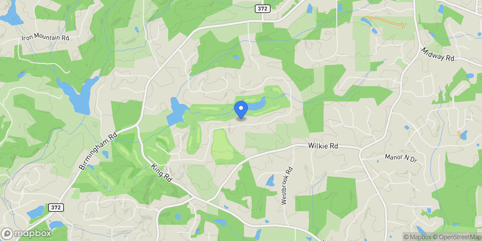 Map showing Milton, Georgia, United States.