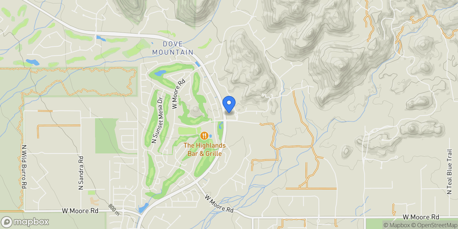 Map showing 4711 W Lone Dove Drive, Marana, AZ, 85658, USA, Marana, Arizona, United States.