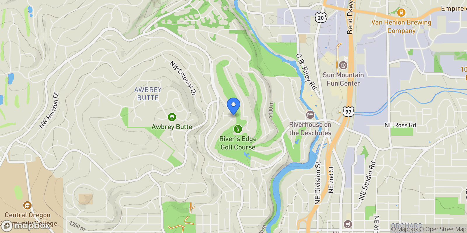 Map showing 2932 NW Fairway Heights Drive , Bend, OR 97703, Bend, Oregon, United States.
