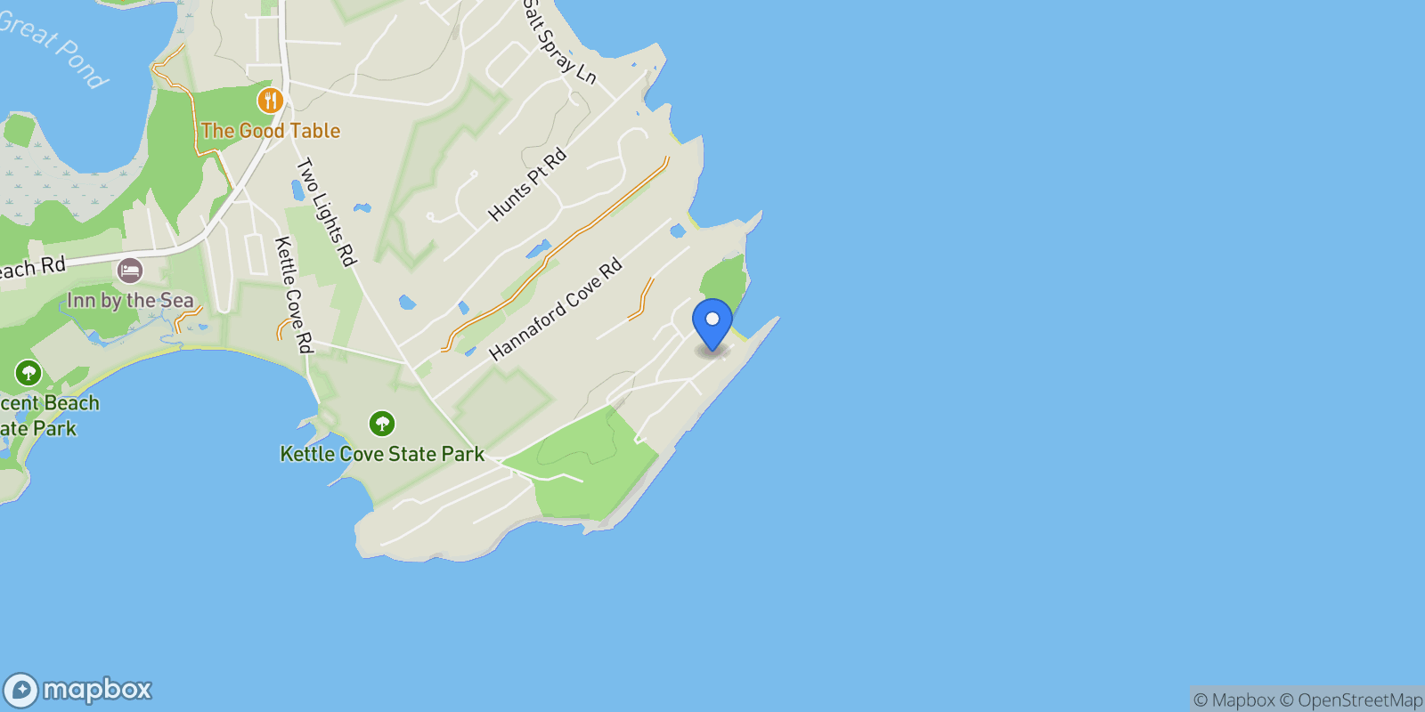 Map showing 202 Two Lights Road, Cape Elizabeth, ME 04107, Cape Elizabeth, Maine, United States.