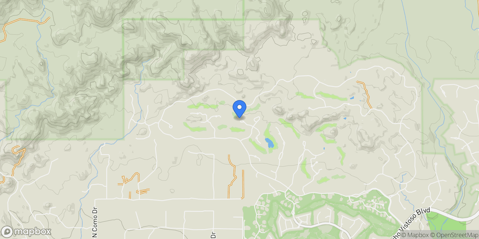 Map showing 1420 W Stony Run Place, Oro Valley, AZ, 85755, USA, Oro Valley, Arizona, United States.