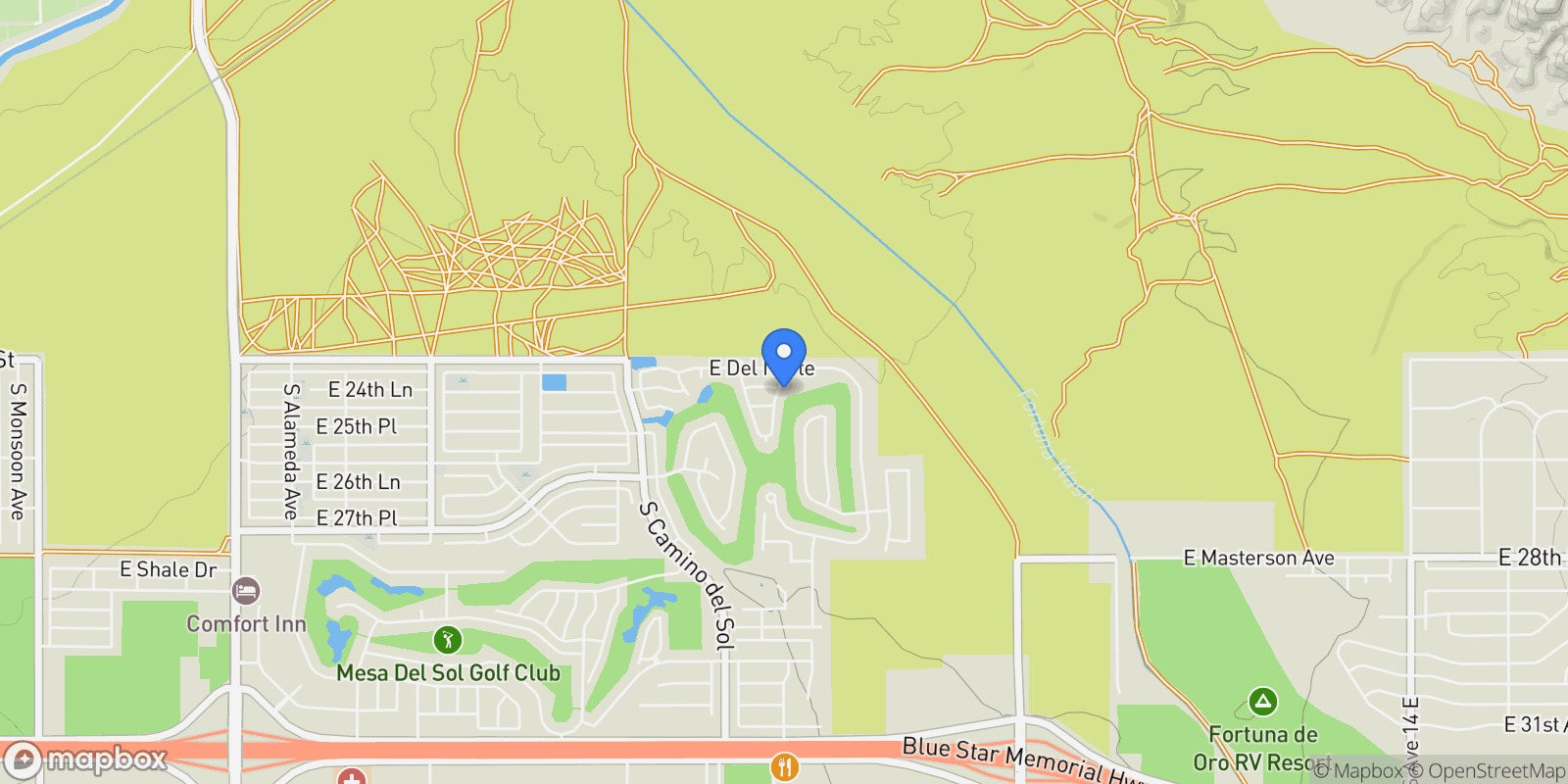 Map showing 10157 S Del Valle, Yuma AZ 85367, Yuma, AZ, 85367, USA, Yuma, Arizona, United States.