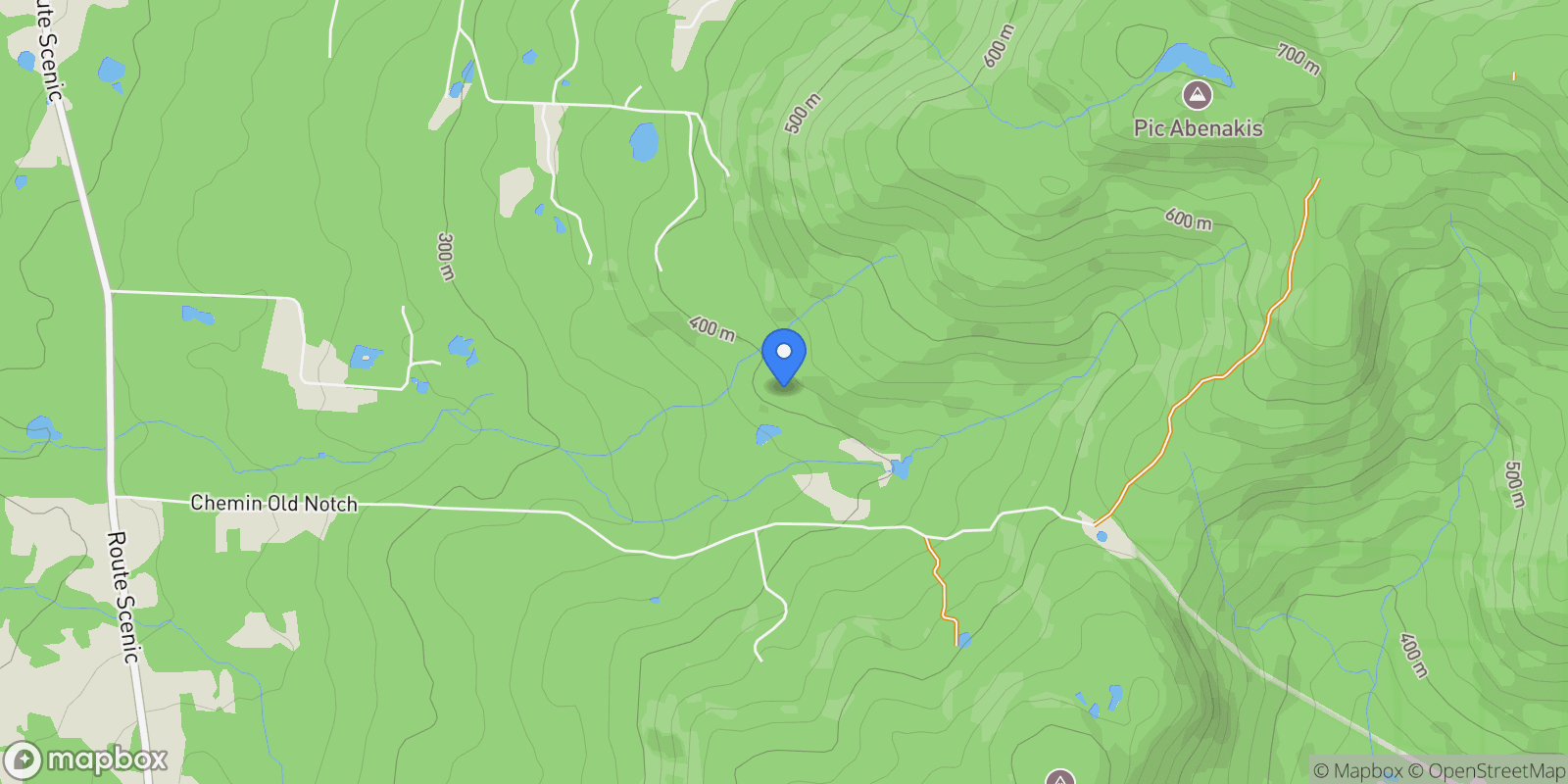 Map showing 790 Ch. Old Notch, Sutton, Quebec, Canada.