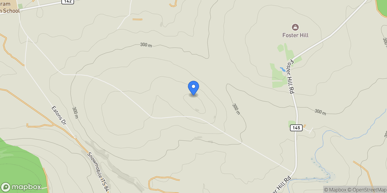 Map showing 402 Baker Hill Road, Freeman Twp, ME 04983, Freeman Township, Maine, United States.