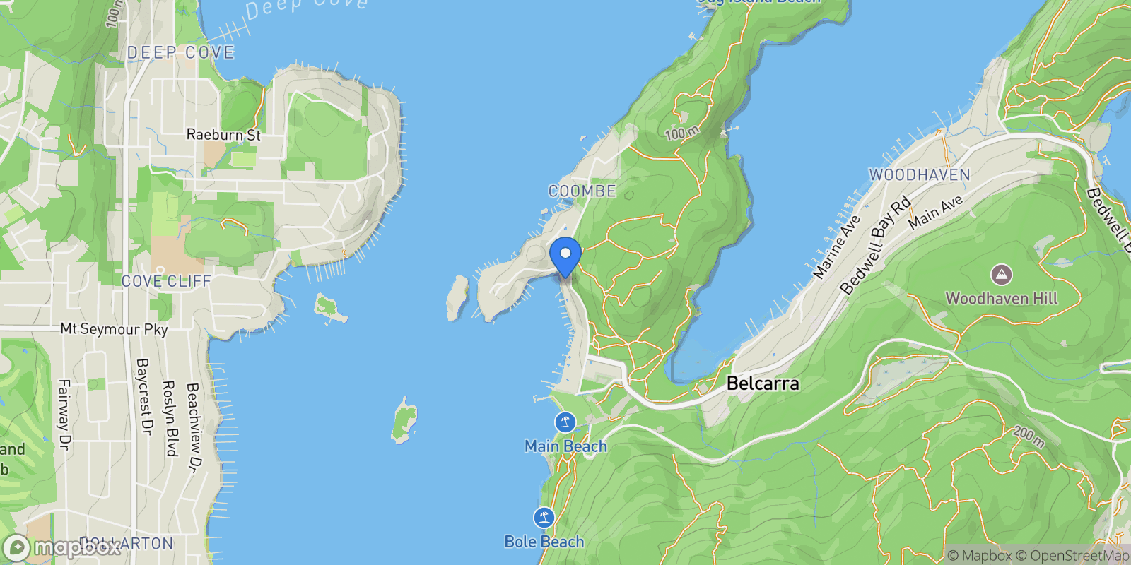 Map showing 4855 Belcarra Bay Rd, Belcarra, BC V3H 4N4, Canada, Belcarra, British Columbia, Canada.