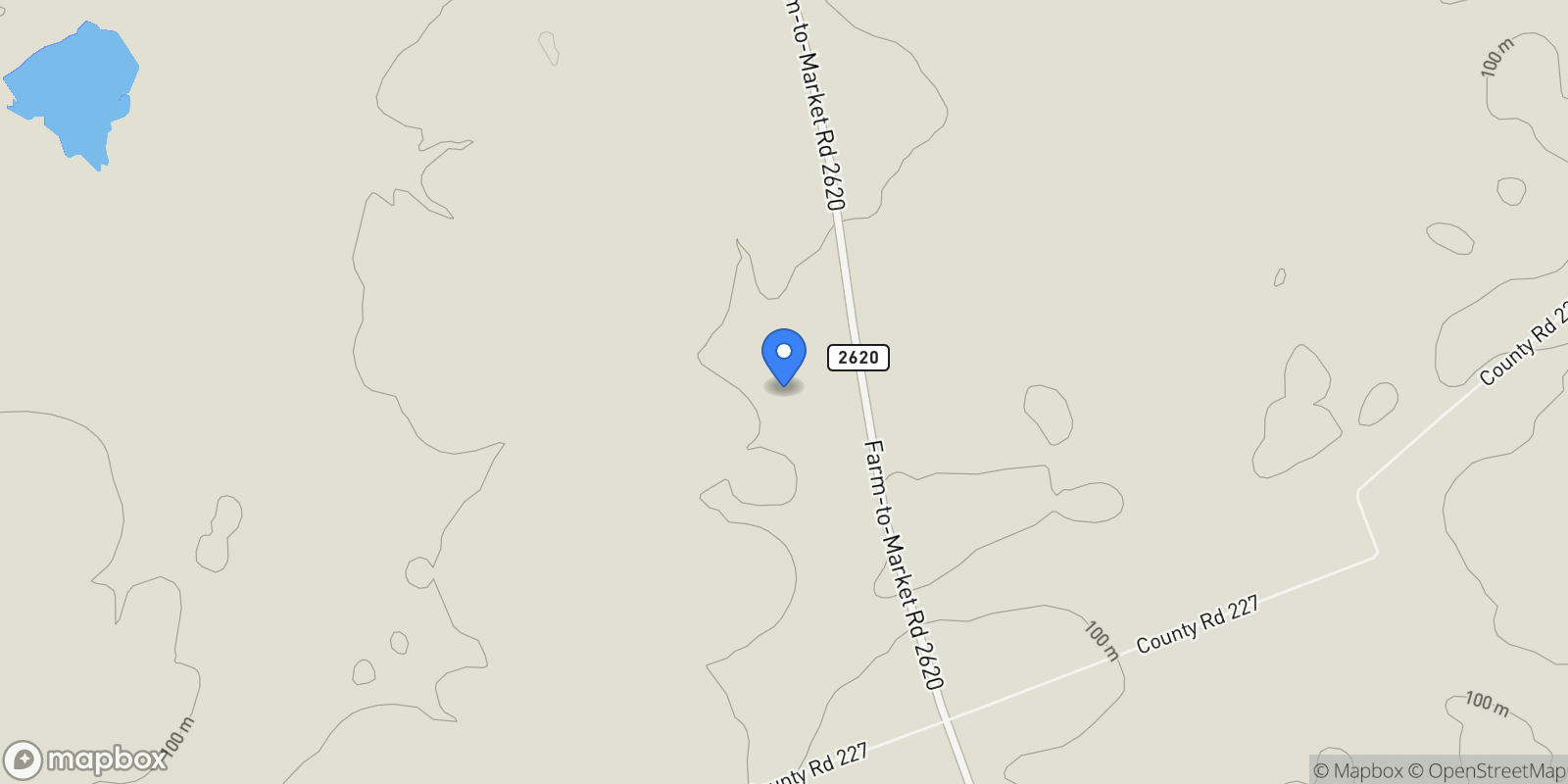 Map showing 16121 Fm 2620 Road, Bedias, TX 77831, 77831, Texas, United States.