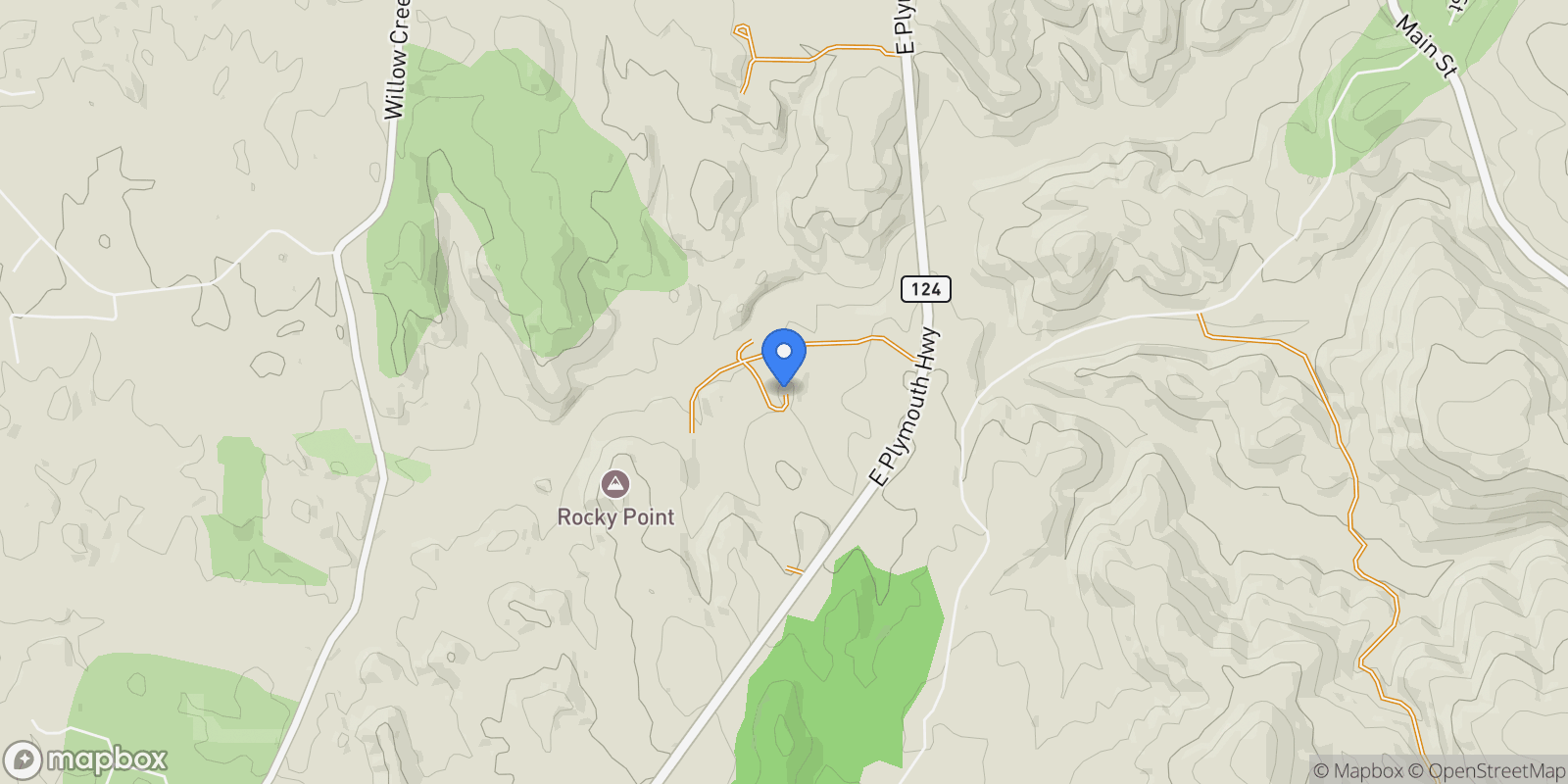 Map showing 14651 Highway 124, Plymouth, CA 95669, Ione, California, United States.