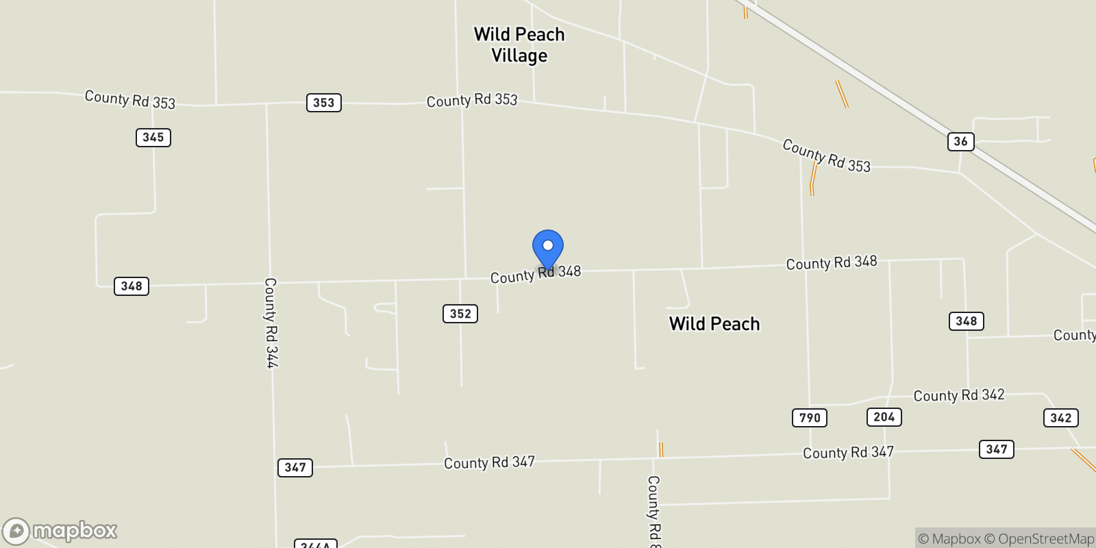 Map showing 4239 CR 348, Brazoria, TX 77422, Brazoria, Texas, United States.