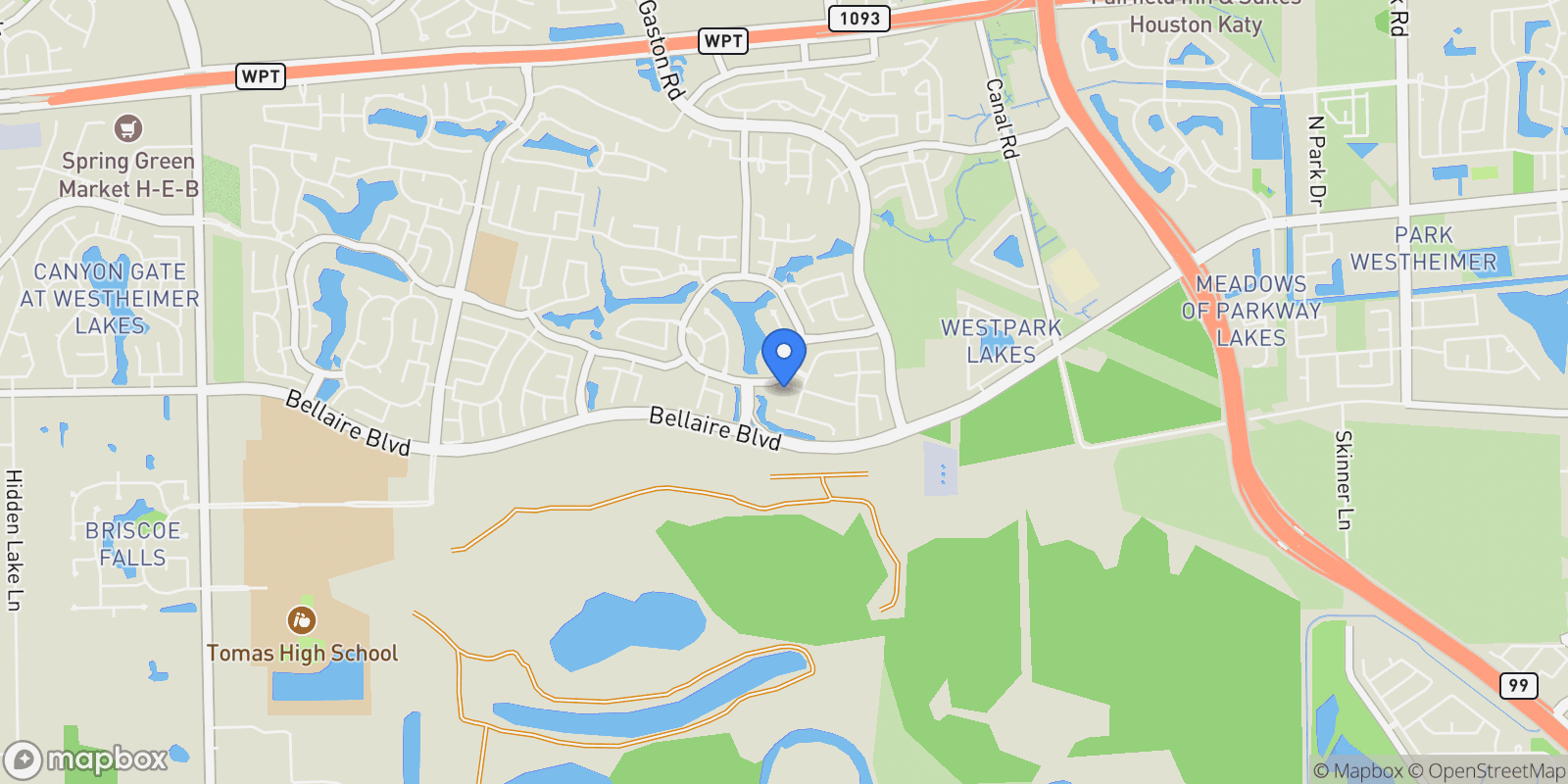 Map showing 23711 Certosa Drive, Richmond, TX 77406, Richmond, Texas, United States.