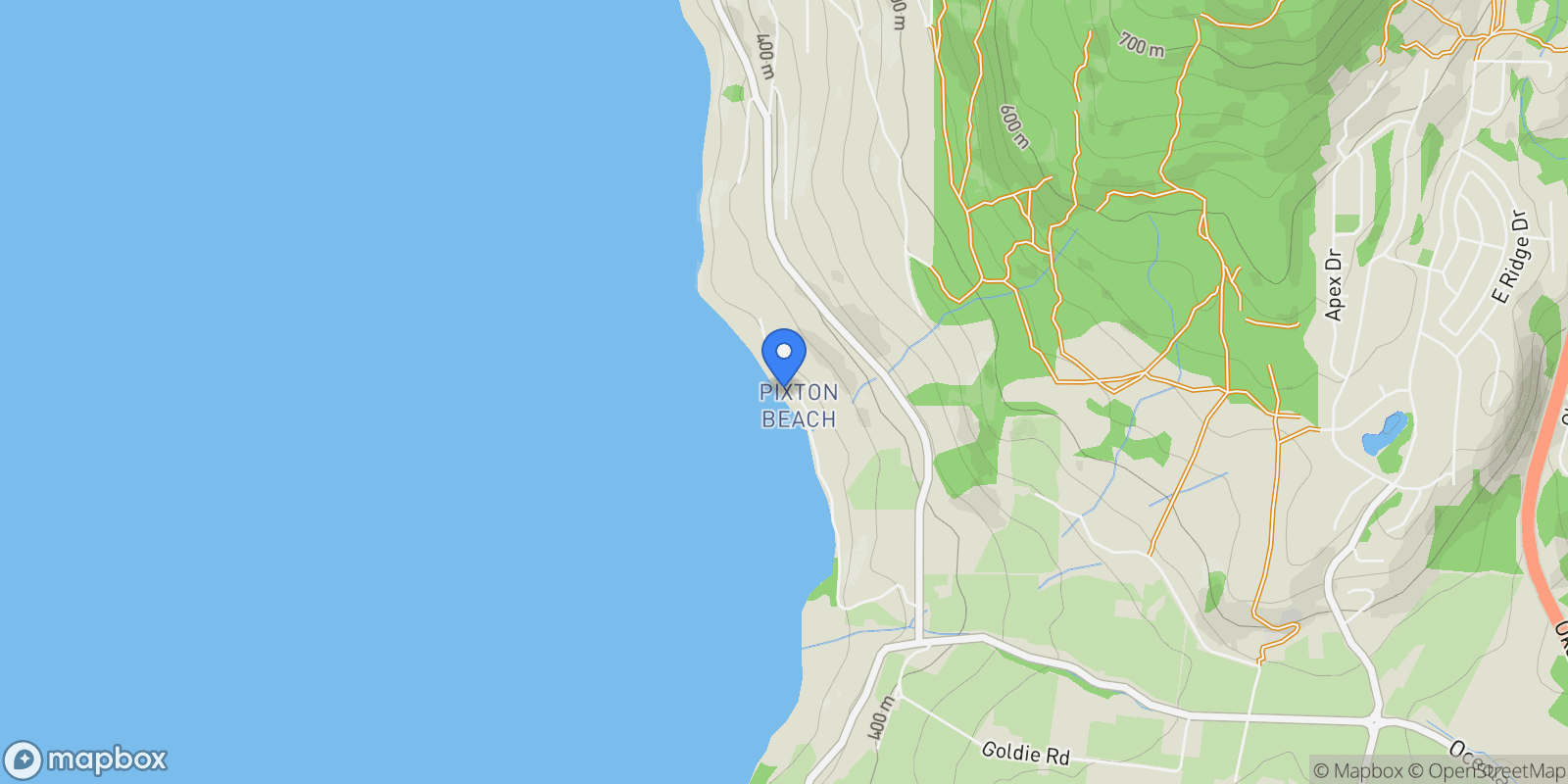 Map showing 12864 Pixton Road, Lake Country, British Columbia, Canada.