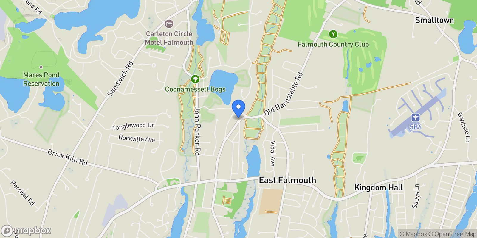 Map showing 130 Old Barnstable Rd, Falmouth, Massachusetts, United States.