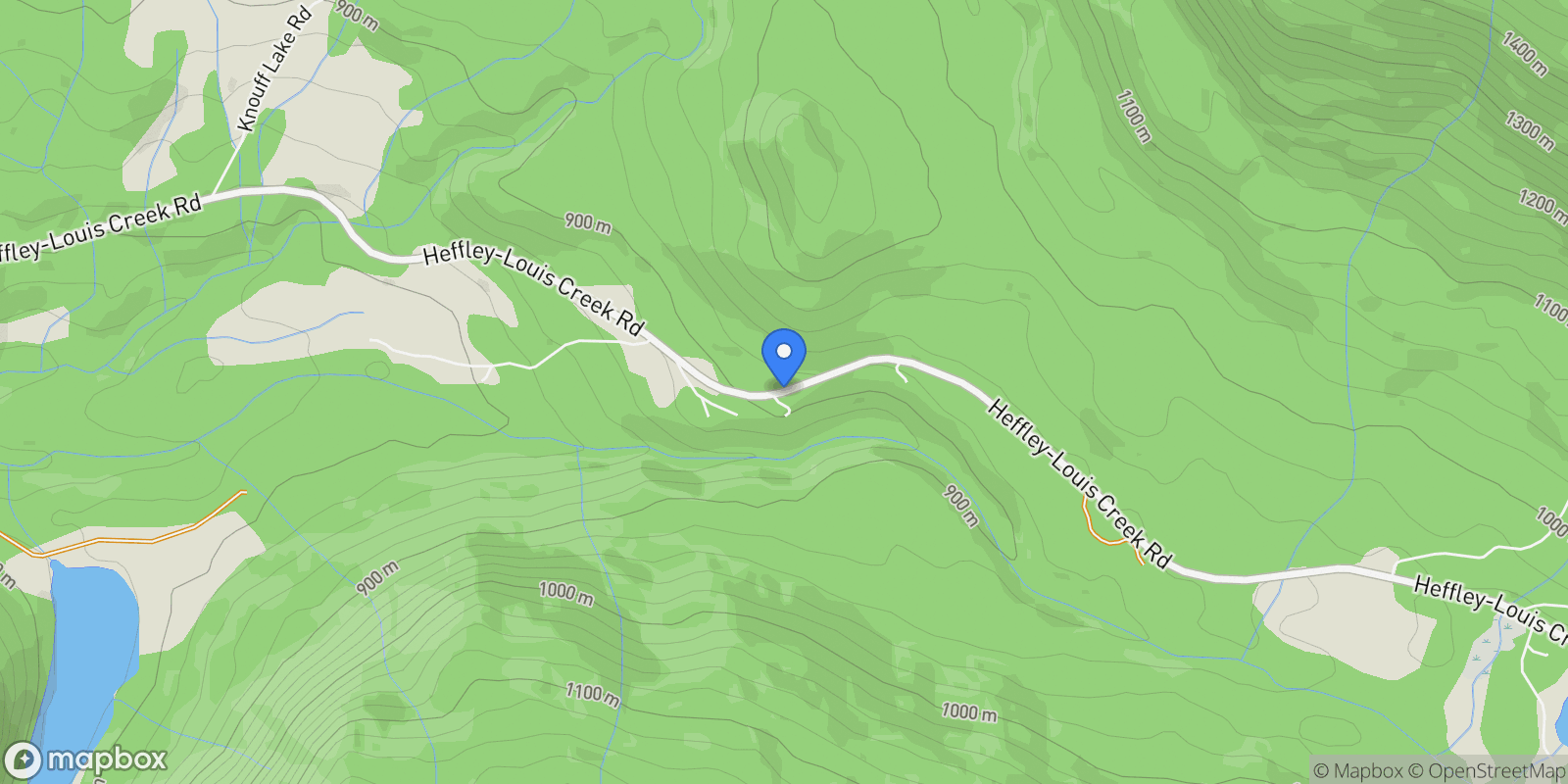 Map showing 5048 HEFFLEY LOUIS CR Road, Kamloops, British Columbia, Canada.