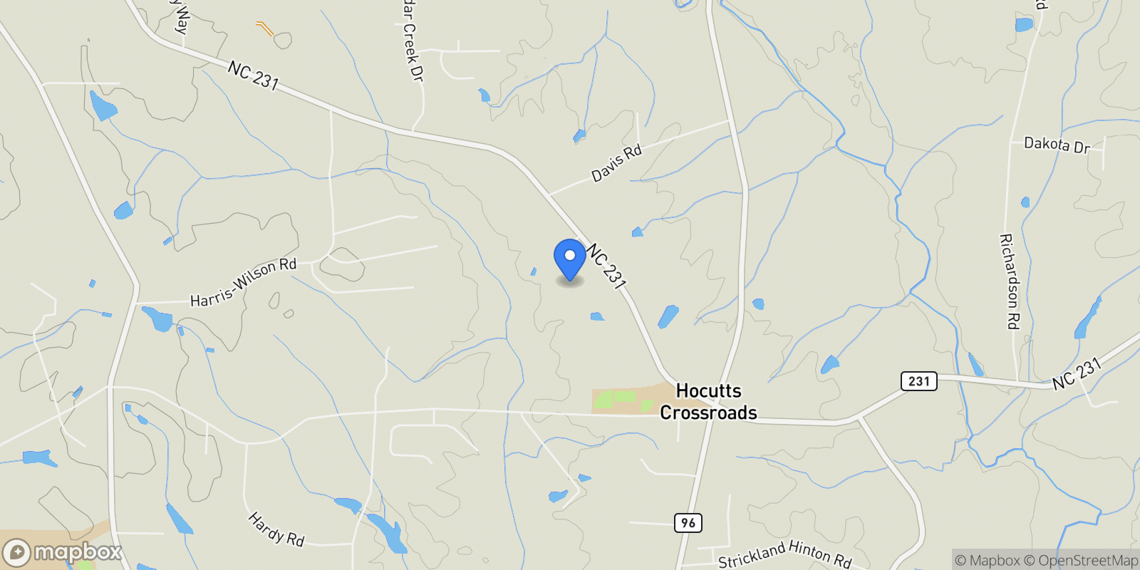 Map showing 162 Farmstead Court, Wendell, North Carolina, United States.