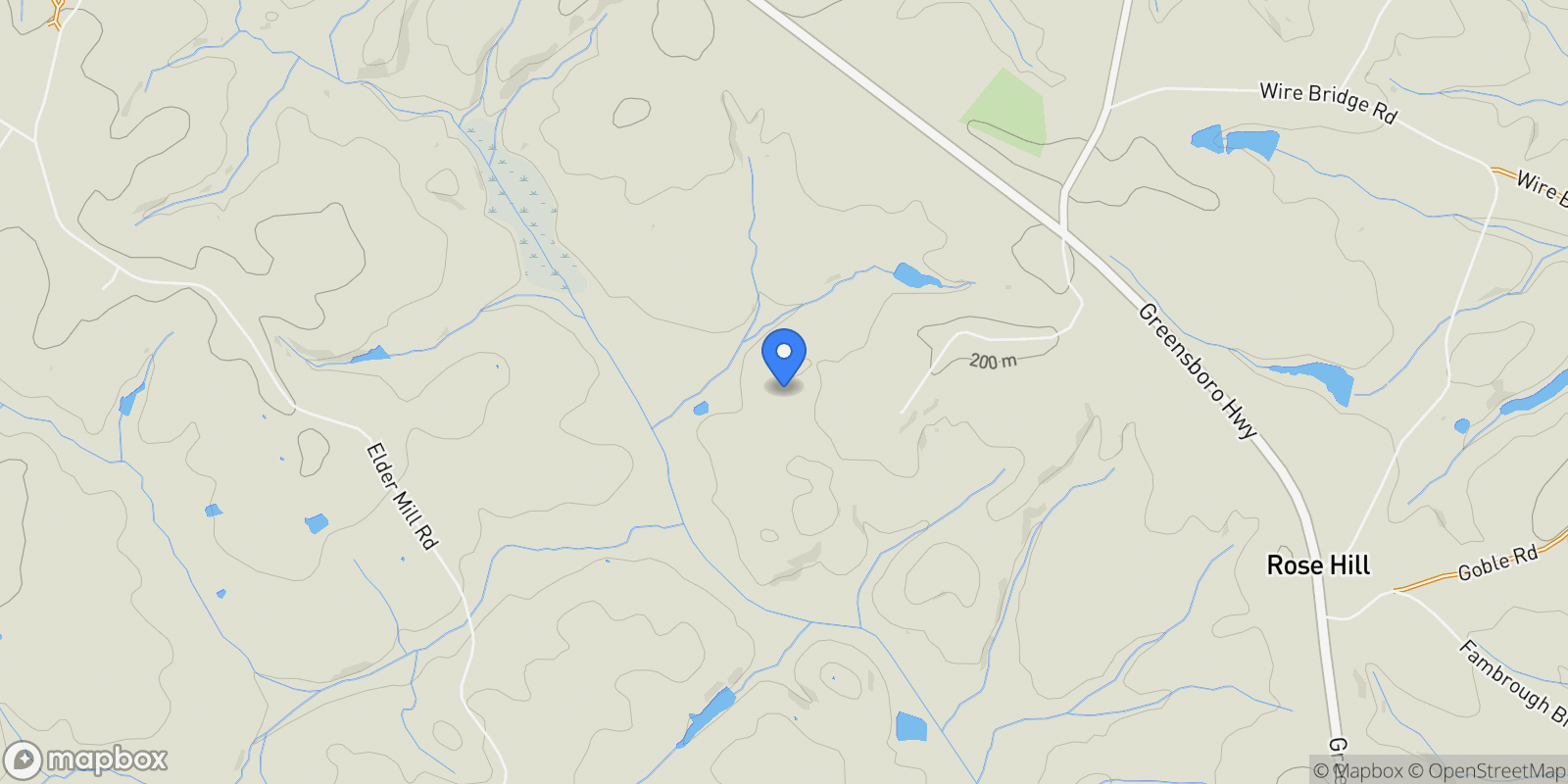 Map showing 1380 Sunset Ridge, Watkinsville, Georgia, United States.