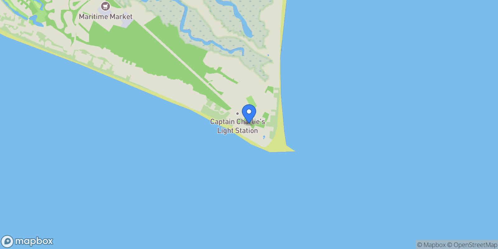 Map showing 721 Shoals Watch Way, Southport, North Carolina, United States.