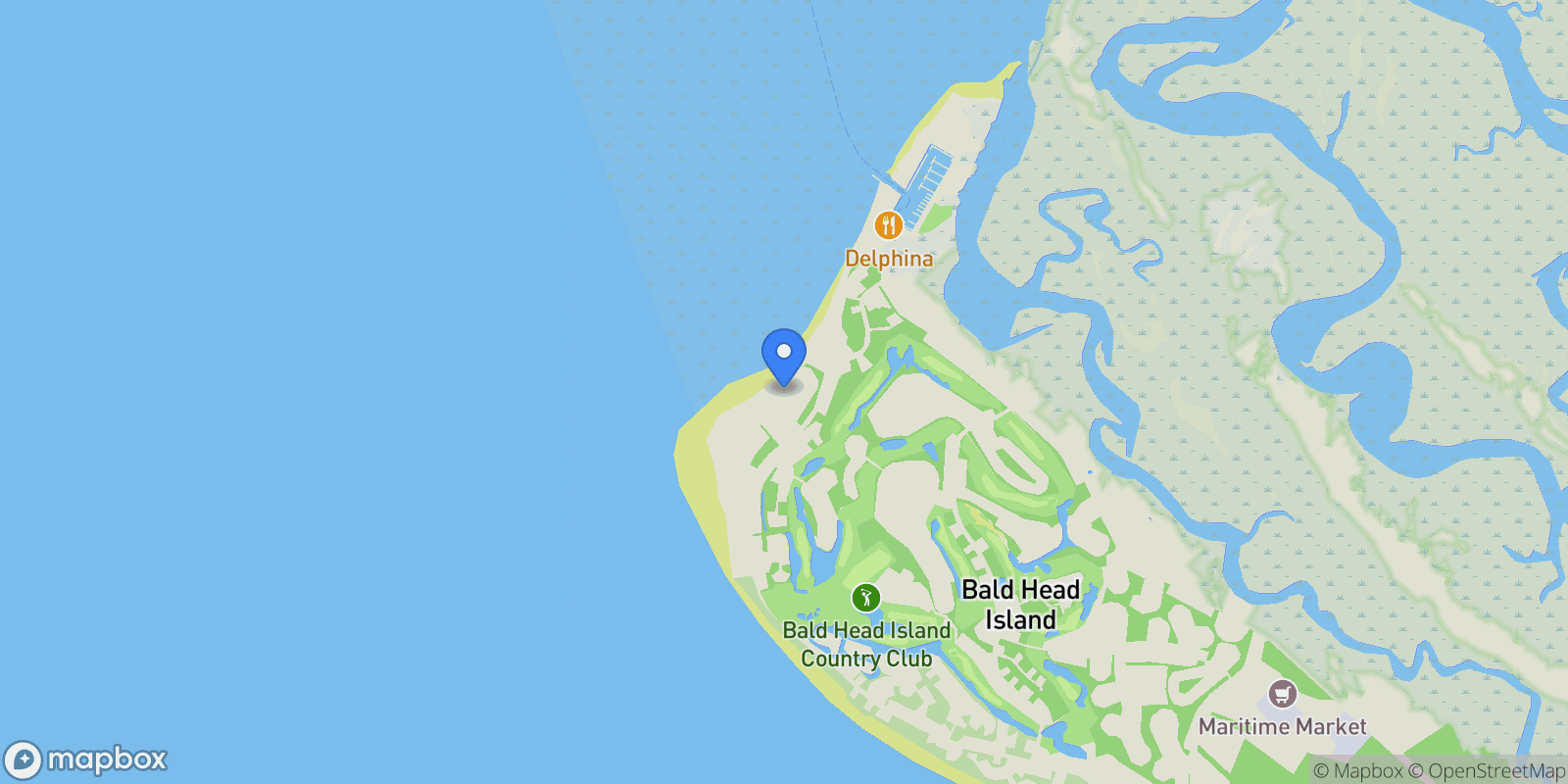 Map showing 35 Cape Fear Trail, Southport, North Carolina, United States.