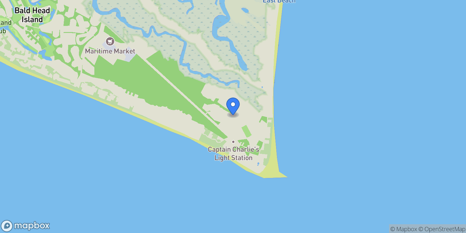 Map showing 609 Kinnakeet Way 20, Southport, North Carolina, United States.