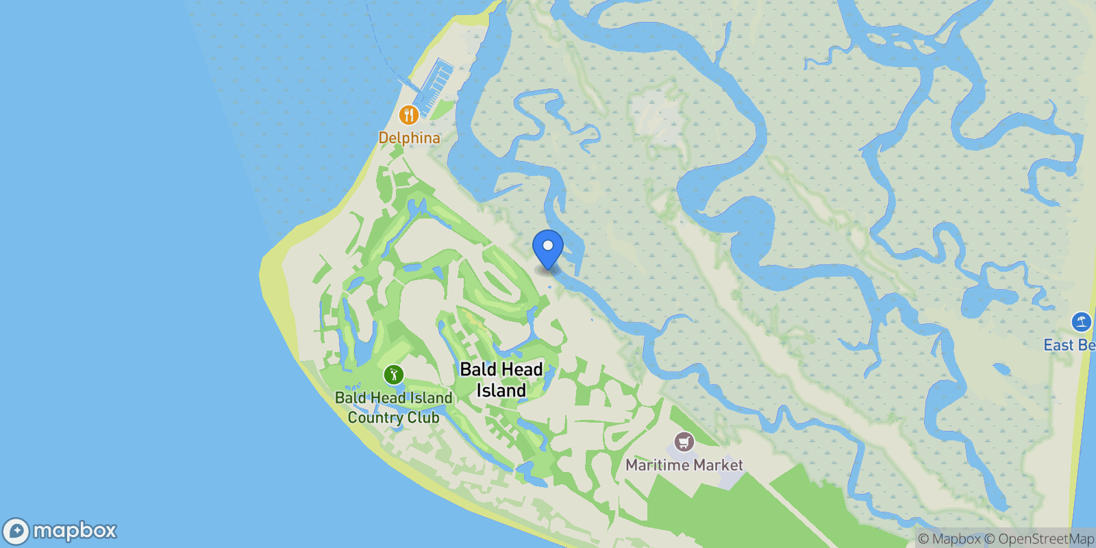 Map showing 219 N Bald Head Wynd 12b, Southport, North Carolina, United States.