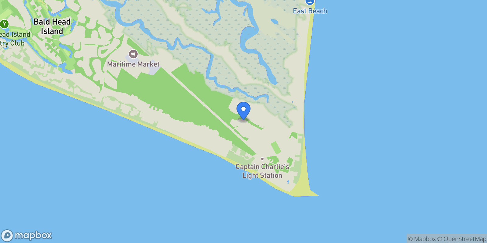 Map showing 452 Kitty Hawk Woods Way, Southport, North Carolina, United States.
