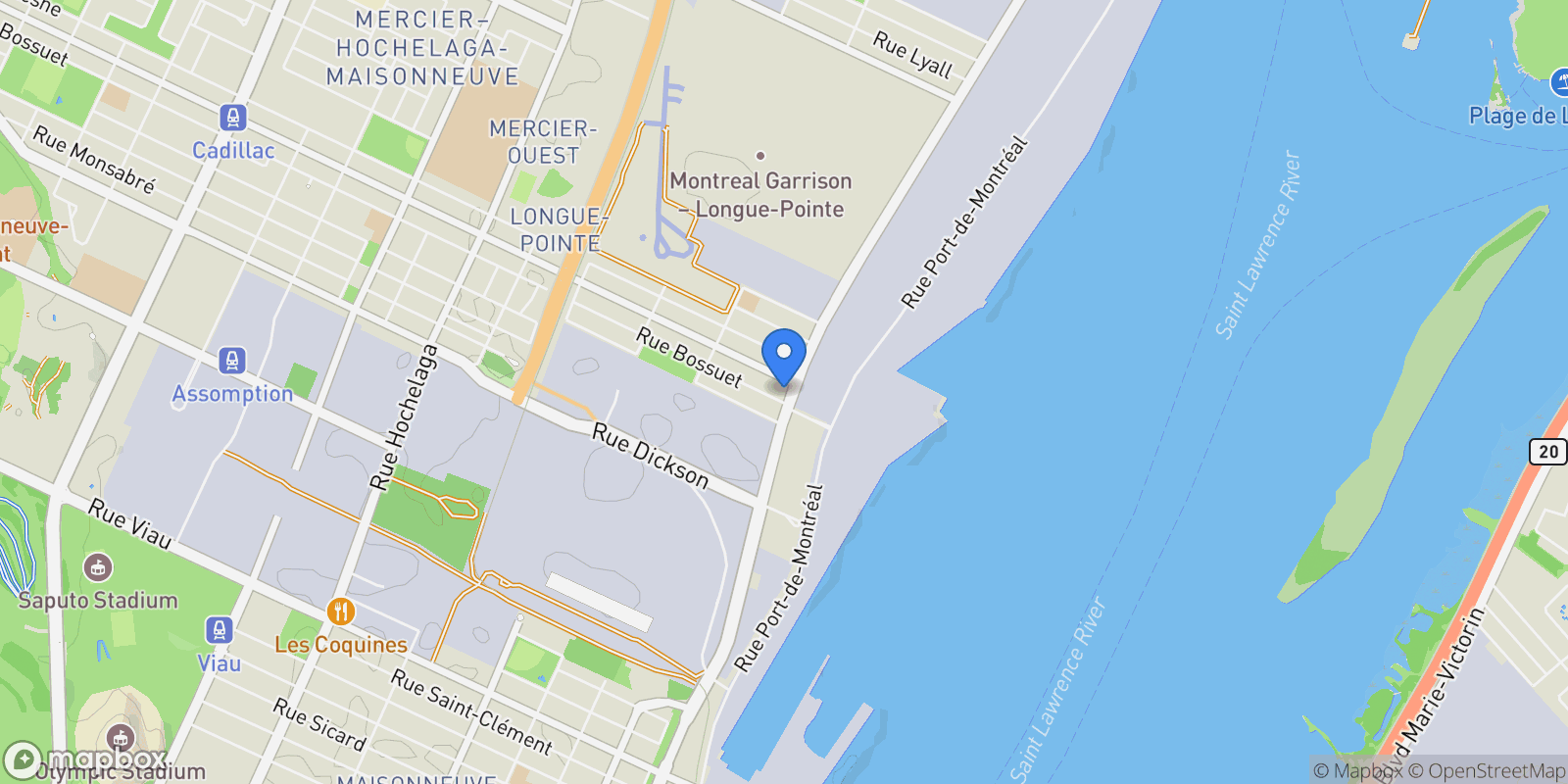 Map showing 5963 Av. Notre-Dame-de-Grâce, Montréal, Quebec, Canada.