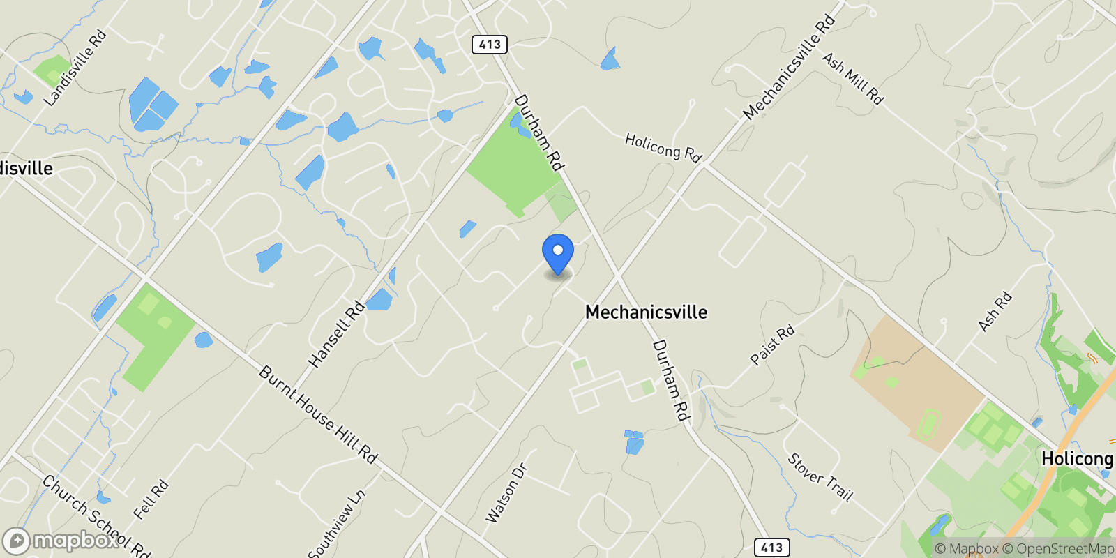 Map showing 4928 EDGEWOOD RD ROAD, DOYLESTOWN, PA 18902, Doylestown, Pennsylvania, United States.